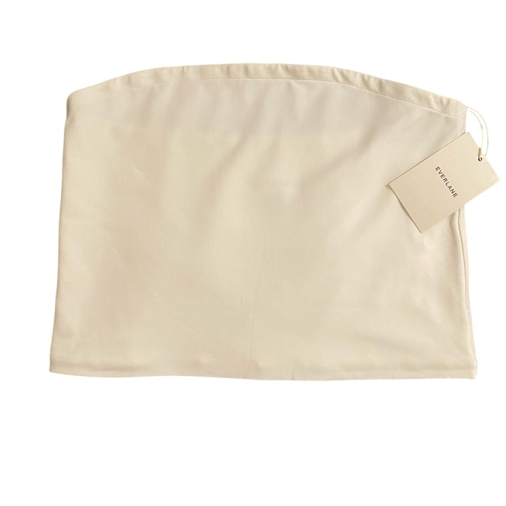 Everlane Cream Strapless Tube Top NWT Size XL